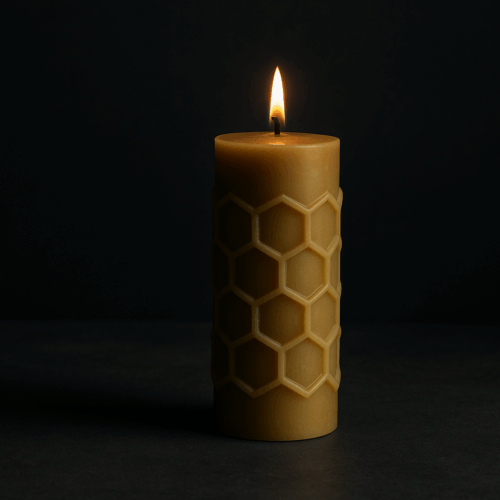 N°730 – Pure Beeswax Candle